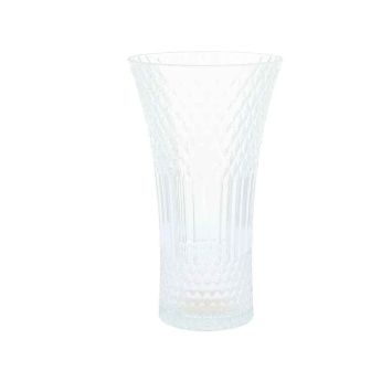 Vase en verre - Iris - 13 x 23 cm - Couleur au choix