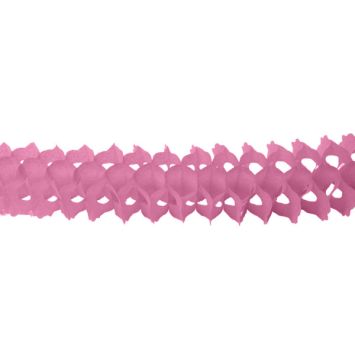 Guirlande en Papier "Zinnia" Rose 