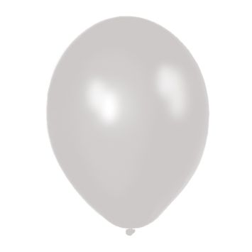 100 Ballons de Baudruche Gris