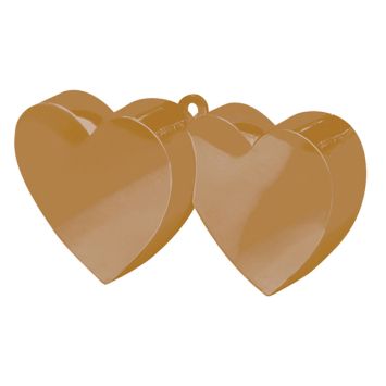 Poids Ballon Cœur Or