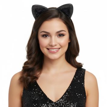 Serre-tête avec oreilles de chat