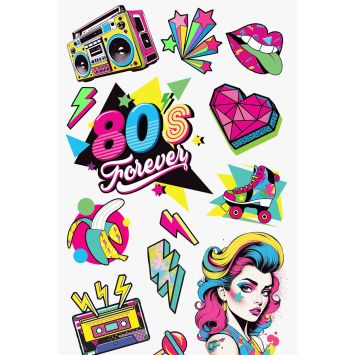 Tatouages temporaires des Années 80