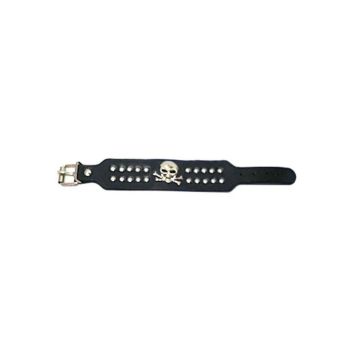 bracelet de rocker avec crane | jourdefete.com