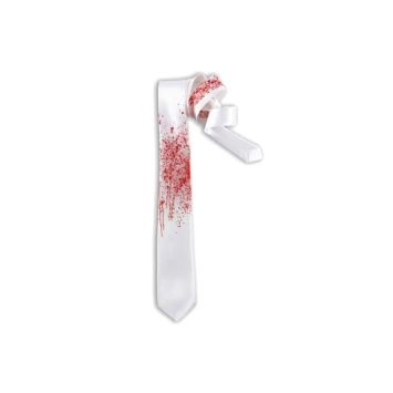 cravate blanche ensanglantee | jourdefete.com