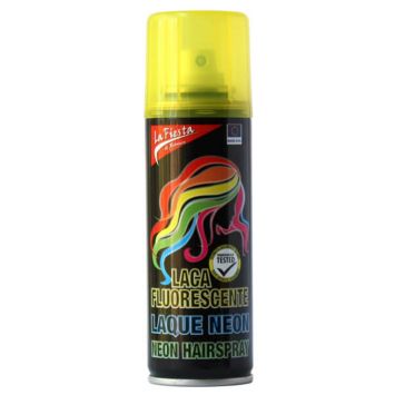 laque cheveux jaune fluo | jourdefete.com