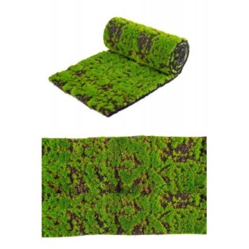chemin-table-decoration-nature-mousse | jourdefete.com
