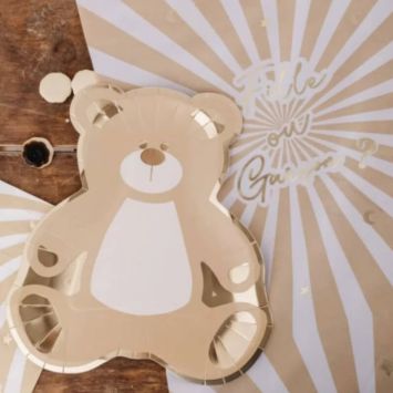 8 Assiettes en carton - Collection Baby Nude