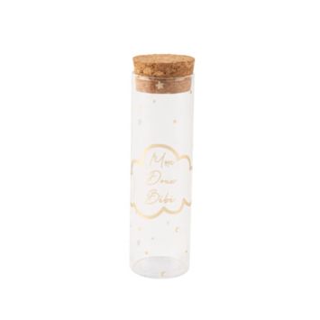 tube en verre mon doux bébé