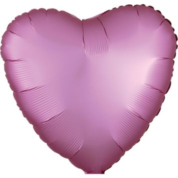 Ballon à forme de cœur satiné | jourdefete.com