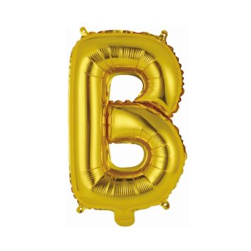 Ballon Métallique à Air - Or - 40 à 45 cm - Lettre au Choix