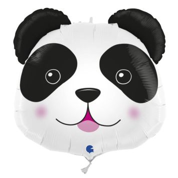 ballon en aluminium tête de panda de 74 cm | jourdefete.com
