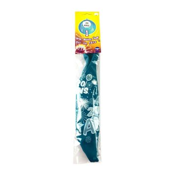 Ballon de Baudruche Géant "20 ans" 1 mètre - Turquoise