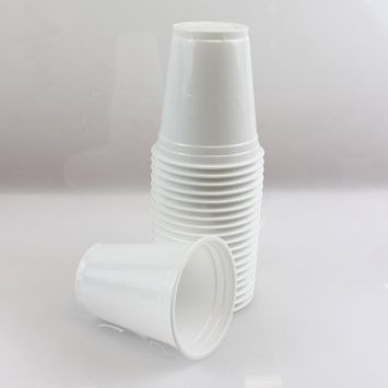 Gobelets "Beer Pong" x20 - Blanc - 50cl