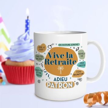 Mug pour homme - Vive la Retraite