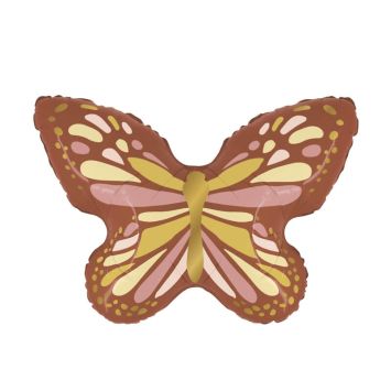 ballon hélium papillon couleur boho 89 cm