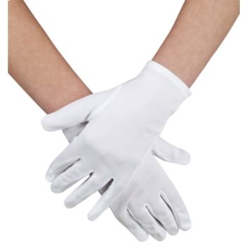 Gants Courts Blancs