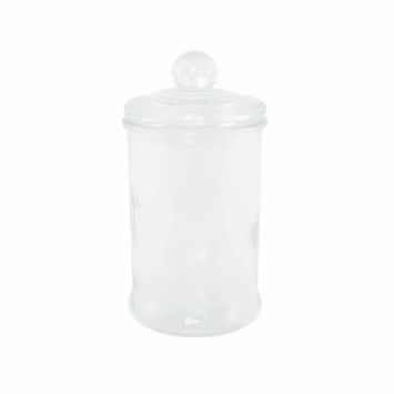 Bonbonnière en Verre avec Couvercle - 19 cm