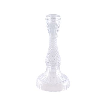 Présentez vos bougies de façon élégante grâce à ce splendide bougeoir en verre | jourdefete.com