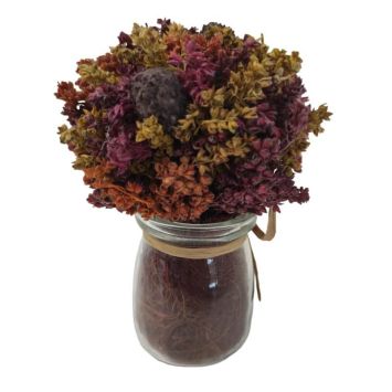 Des fleurs séchées colorées pour votre table d'automne | jourdefete.com