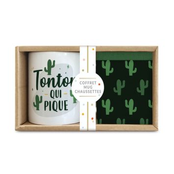 Un coffret composé d'un mug et d'une paire de chaussettes pour votre oncle | jourdefete.com