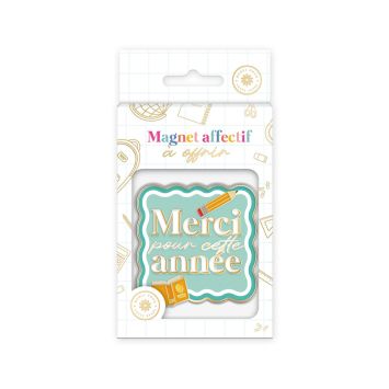 Magnet - Collection Merci pour cette année - Modèle au choix
