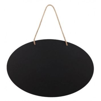 Lot de 3 ardoises en carton ovales de 30 cm | jourdefete.com