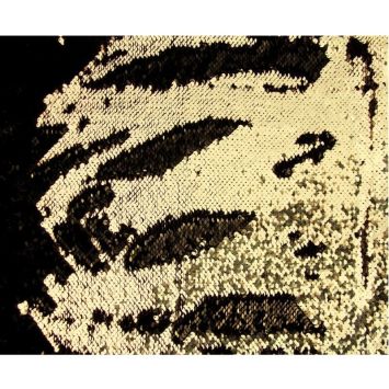 Chemin de Table à Sequins - Noir et Or | jourdefete.com