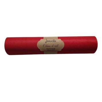 Chemin de table Soyance - 28 cm x 10 m - Couleur au choix