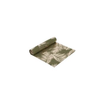 chemin-table-decoration-kaki-fougeres-or | jourdefete.com