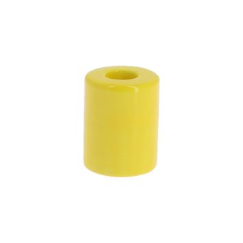 Bougeoir citron en céramique jaune décoration table mariage été | jourdefete.com