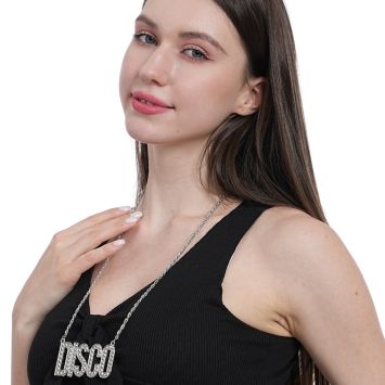 Collier "Disco" en argent