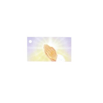 Lot de 10 étiquettes pour communion - Prière | jourdefete.com