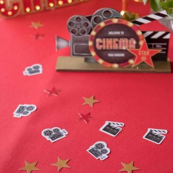 Confettis de Table 50 Pièces - Cinéma Hollywood