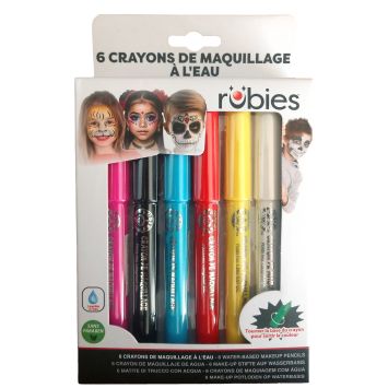 Crayons de maquillage à l’eau multicolores | jourdefete.com