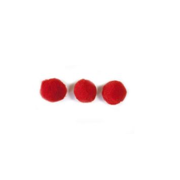 50 Pompons Rouges