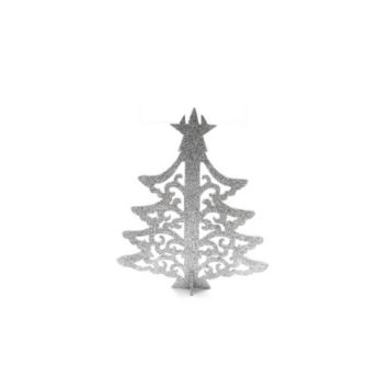 Marque-Place Sapin Argent à Monter