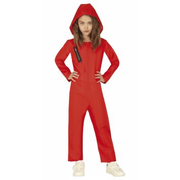 Déguisement de Braqueur Rouge pour enfant - Taille au choix