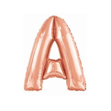 Ballon géant en aluminium métallisé Rose Gold | jourdefete.com