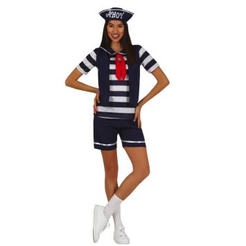 Déguisement de Marin 80's pour femme - Taille au Choix
