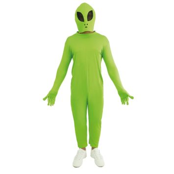 Déguisement d'Extraterrestre Vert pour adulte - Taille au choix