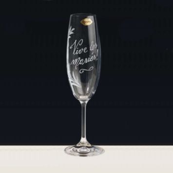 Flûte à Champagne Mariage "Vive les Mariés"