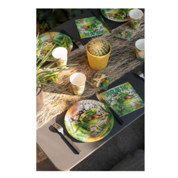 10 Assiettes - Dinosaure T-Rex