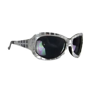 Lunettes Disco à effet de boule à facettes argentée