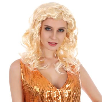 Perruque blonde doll pour femme