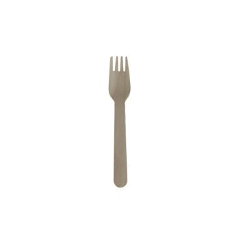 50 fourchettes en bois 16 cm