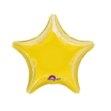 Ballon Hélium Etoile Jaune - 48 cm