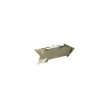 fleche-signaletique-decoration-pampa-kaki-or | jourdefete.com