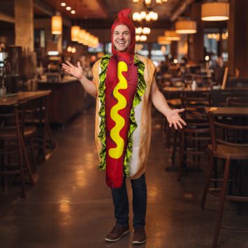 Déguisement humoristique de Hot-Dog pour adulte - Taille unique