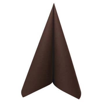 50 Serviettes Voie Sèche - Chocolat