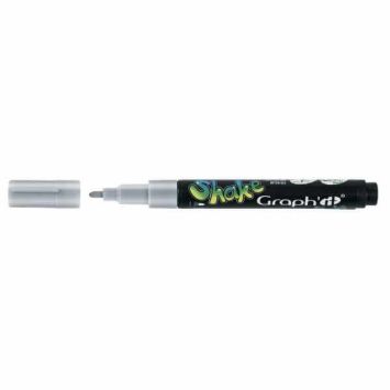 Graph'it Shake Marqueur Fin - Argent